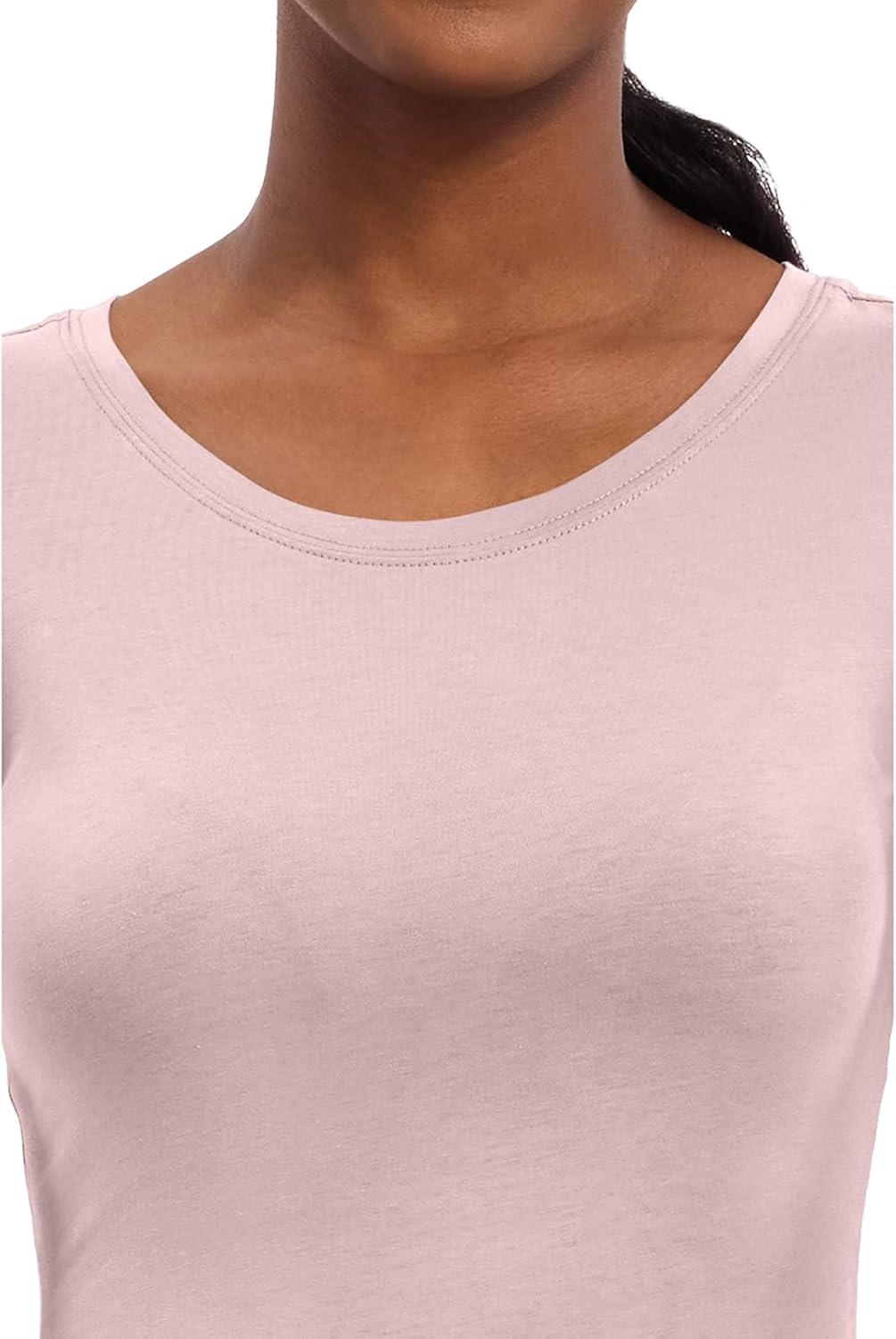 imageHealing Hands Womens Underscrub Soft Knit Melissa Longsleeve Scrub Tee with Breathable amp Easy Care Fabric 5047Pink Pearl