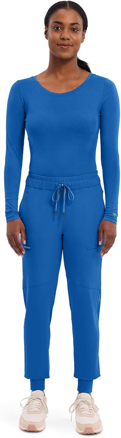 imageHealing Hands Womens Underscrub Soft Knit Melissa Longsleeve Scrub Tee with Breathable amp Easy Care Fabric 5047Royal