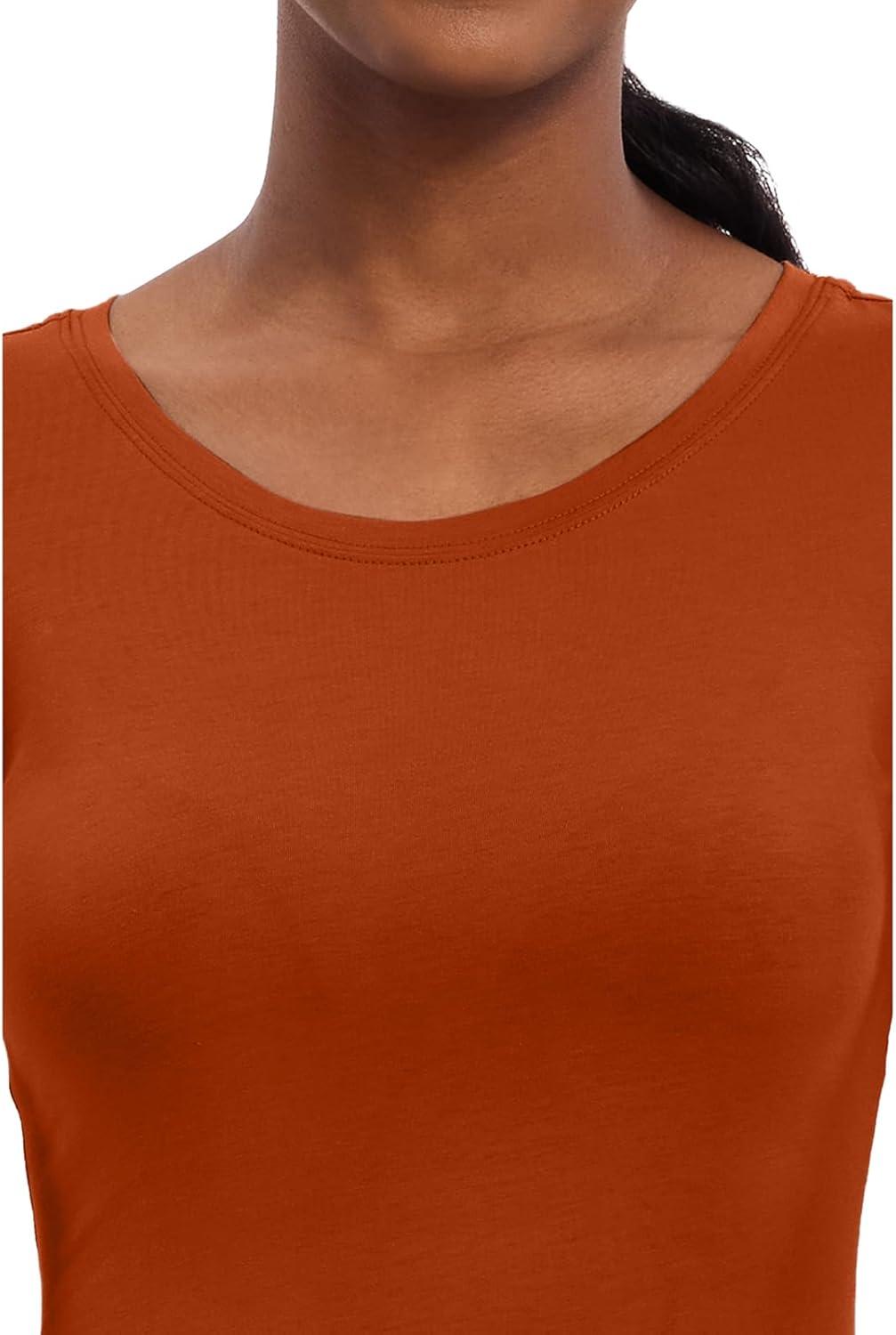 imageHealing Hands Womens Underscrub Soft Knit Melissa Longsleeve Scrub Tee with Breathable amp Easy Care Fabric 5047Warm Sunrise