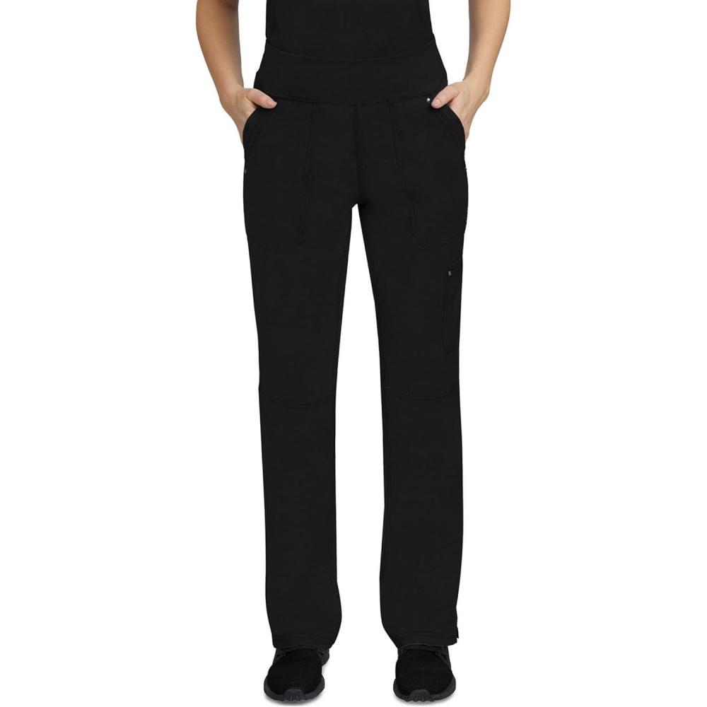 imageHealing Hands Womens Scrub Pant Tori Cargo Bottoms with 5 Pockets and 2Way Stretch Fabric 9133Black