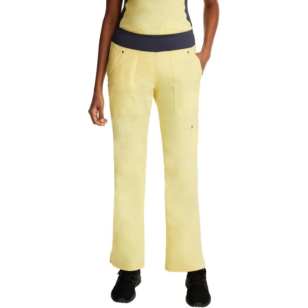 imageHealing Hands Womens Scrub Pant Tori Cargo Bottoms with 5 Pockets and 2Way Stretch Fabric 9133Canary Pewter