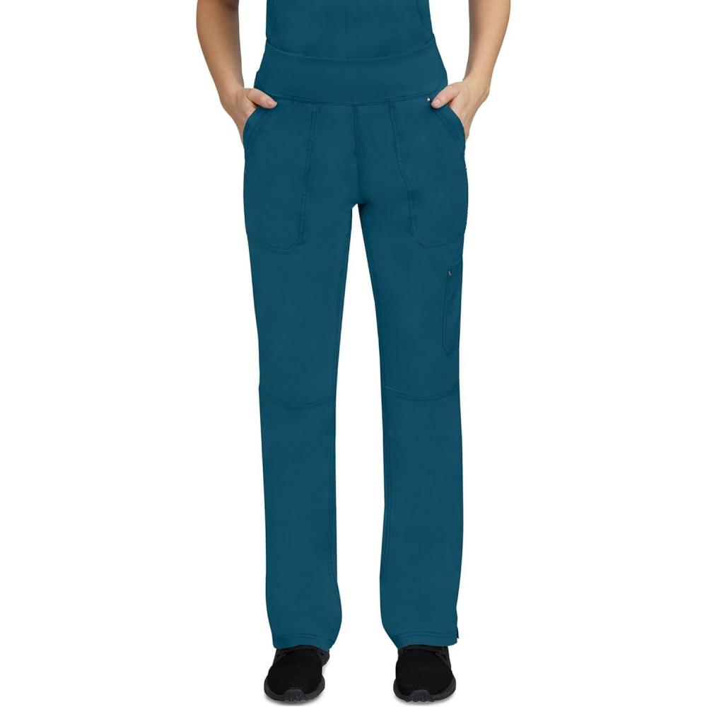 imageHealing Hands Womens Scrub Pant Tori Cargo Bottoms with 5 Pockets and 2Way Stretch Fabric 9133Caribbean
