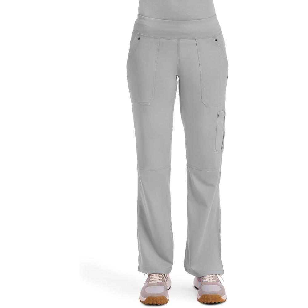 imageHealing Hands Womens Scrub Pant Tori Cargo Bottoms with 5 Pockets and 2Way Stretch Fabric 9133Grey