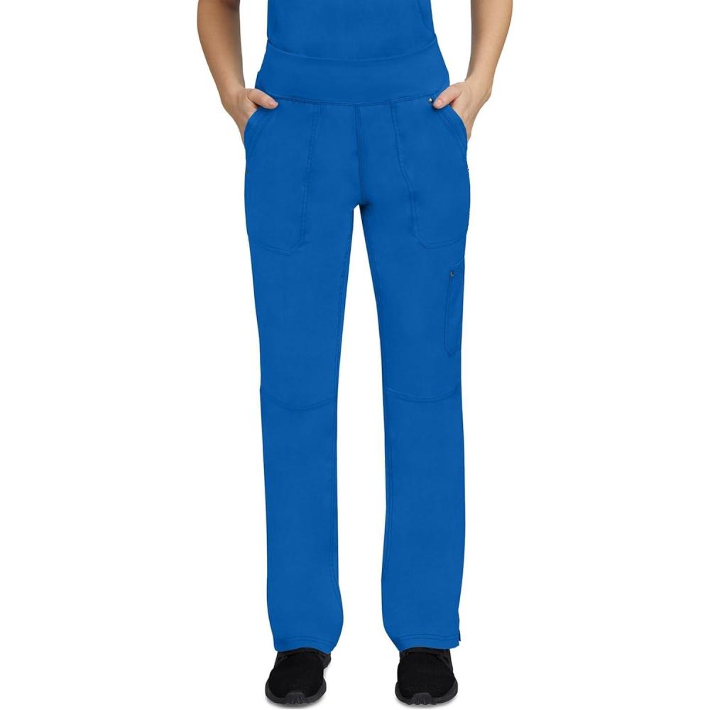 imageHealing Hands Womens Scrub Pant Tori Cargo Bottoms with 5 Pockets and 2Way Stretch Fabric 9133Royal
