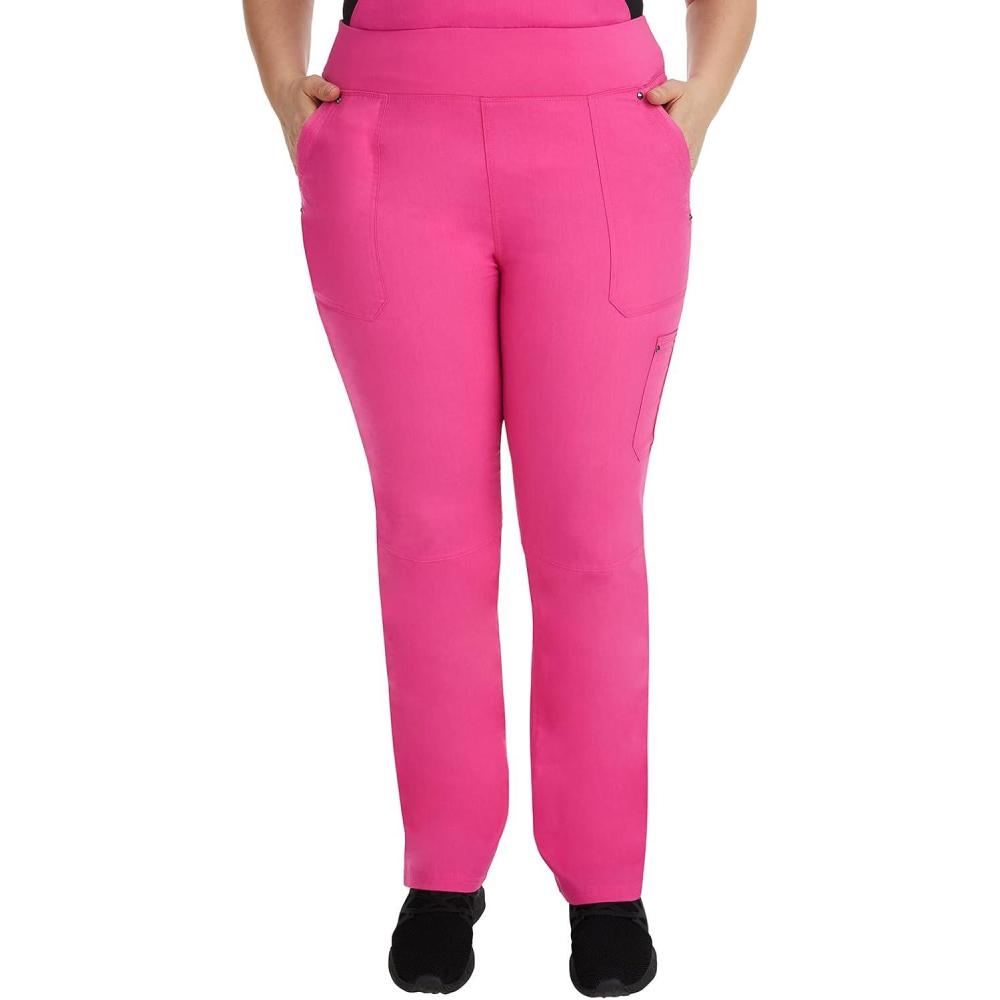 imageHealing Hands Womens Scrub Pant Tori Cargo Bottoms with 5 Pockets and 2Way Stretch Fabric 9133Shocking Pink