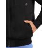 Healing Hands Jonathan Bomber Scrub Jacket for Men with 6 Pockets 5530(Black)
