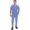 Healing Hands Men’s Scrub Jogger Pants Dante with 4 Pockets, 2-Way Stretch, and Durable Fabric 9301(Ceil)