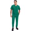 Healing Hands Men’s Scrub Jogger Pants Dante with 4 Pockets, 2-Way Stretch, and Durable Fabric 9301(Hunter)