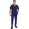Healing Hands Men’s Scrub Jogger Pants Dante with 4 Pockets, 2-Way Stretch, and Durable Fabric 9301(Navy)