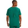 Healing Hands Men’s Scrub Top Justin V-Neck Modern Fit with Chest & Sleeve Pocket, Easy Care Stretch Fabric 2330(Hunter)
