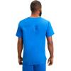 Healing Hands Men’s Scrub Top Justin V-Neck Modern Fit with Chest & Sleeve Pocket, Easy Care Stretch Fabric 2330(Royal)