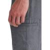 Healing Hands Scrub Pants for Men Daniel Utility Bottoms with 6 Pockets, 2-Way Stretch and Durable Fabric 9300(Heather Grey)