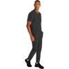 Healing Hands Scrubs for Men Modern Fit, Scrub Top Jake with 3 Patch Pockets, Side Vents and Stretchy Fabric 2331(Black)