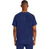 Healing Hands Scrubs for Men Modern Fit, Scrub Top Jake with 3 Patch Pockets, Side Vents and Stretchy Fabric 2331(Navy)
