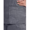 Healing Hands Scrubs for Women Mock Wrap Neck Top 2 Pocket Purple Label Women’s Scrub Top 2172 Jordan(Pewter)