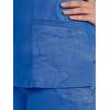 Healing Hands Scrubs for Women Mock Wrap Neck Top 2 Pocket Purple Label Women’s Scrub Top 2172 Jordan(Royal)