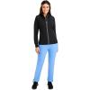Healing Hands Womens Scrub Jacket 2 Pocket HH360 5067 Carly Zip Up Stylish Women Jacket