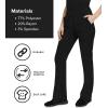 Healing Hands Women’s Scrub Pant Tori Cargo Bottoms with 5 Pockets and 2-Way Stretch Fabric 9133(Black)