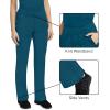 Healing Hands Women’s Scrub Pant Tori Cargo Bottoms with 5 Pockets and 2-Way Stretch Fabric 9133(Caribbean)
