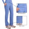Healing Hands Women’s Scrub Pant Tori Cargo Bottoms with 5 Pockets and 2-Way Stretch Fabric 9133(Ceil)