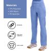 Healing Hands Women’s Scrub Pant Tori Cargo Bottoms with 5 Pockets and 2-Way Stretch Fabric 9133(Ceil)