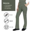 Healing Hands Women’s Scrub Pant Tori Cargo Bottoms with 5 Pockets and 2-Way Stretch Fabric 9133(Olive)
