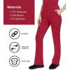Healing Hands Women’s Scrub Pant Tori Cargo Bottoms with 5 Pockets and 2-Way Stretch Fabric 9133(Red)