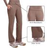 Healing Hands Women’s Scrub Pant Tori Cargo Bottoms with 5 Pockets and 2-Way Stretch Fabric 9133(Santa Fe Tan)