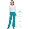 Healing Hands Women’s Scrub Pant Tori Cargo Bottoms with 5 Pockets and 2-Way Stretch Fabric 9133(Teal)