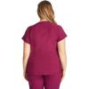 Healing Hands Womens Scrub Top 3 Pocket V-Neck Lightweight Breathable Fabric Scrub Tops for Women HH360 2284 Serena(Wine)