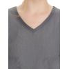 Healing Hands Women’s Scrub Top V-Neck with 2 Pockets, 2-Way Stretch, and Yoga Knit Side Panels for Slim Fit- 2245(Heather Grey)