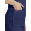 Healing Hands Women’s Scrub Top V-Neck with 2 Pockets, 2-Way Stretch, and Yoga Knit Side Panels for Slim Fit- 2245(Navy)