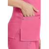 Healing Hands Women’s Scrub Top V-Neck with 2 Pockets, 2-Way Stretch, and Yoga Knit Side Panels for Slim Fit- 2245(Sugar Coral)