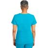 Healing Hands Women’s Scrub Top V-Neck with 2 Pockets, 2-Way Stretch, and Yoga Knit Side Panels for Slim Fit- 2245(Teal)