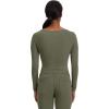 Healing Hands Women’s Underscrub Soft Knit Melissa Longsleeve Scrub Tee with Breathable & Easy Care Fabric 5047(Olive)