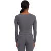 Healing Hands Women’s Underscrub Soft Knit Melissa Longsleeve Scrub Tee with Breathable & Easy Care Fabric 5047(Pewter)