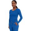 Healing Hands Women’s Underscrub Soft Knit Melissa Longsleeve Scrub Tee with Breathable & Easy Care Fabric 5047(Royal / Black / Pewter – 3 Pack)