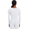 Healing Hands Women’s Underscrub Soft Knit Melissa Longsleeve Scrub Tee with Breathable & Easy Care Fabric 5047(White – 2 Pack)