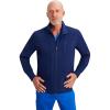 Healing Hands Jonathan Bomber Scrub Jacket for Men with 6 Pockets 5530(Navy)