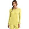 Healing Hands Women’s Underscrub Soft Knit Melissa Longsleeve Scrub Tee with Breathable & Easy Care Fabric 5047(Canary)