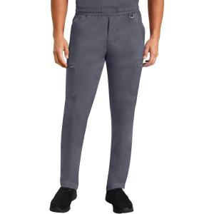 Healing Hands Scrub Pants for Men Daniel Utility Bottoms with 6 Pockets, 2-Way Stretch and Durable Fabric 9300(Pewter)