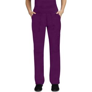 Healing Hands Women’s Scrub Pant Tori Cargo Bottoms with 5 Pockets and 2-Way Stretch Fabric 9133(Eggplant)