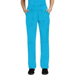 Healing Hands Women’s Scrub Pant Tori Cargo Bottoms with 5 Pockets and 2-Way Stretch Fabric 9133(Turquoise)