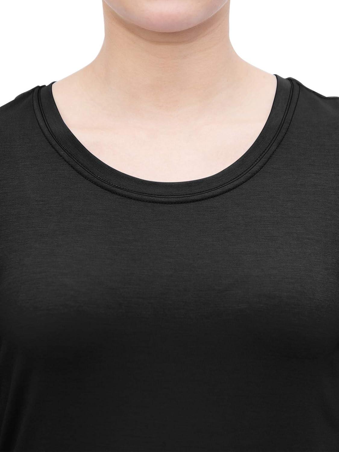 imageHealing Hands Mackenzie Womens Underscrub Long Sleeve Tee with Thumbholes Modern Fit Undershirt 5051Navy