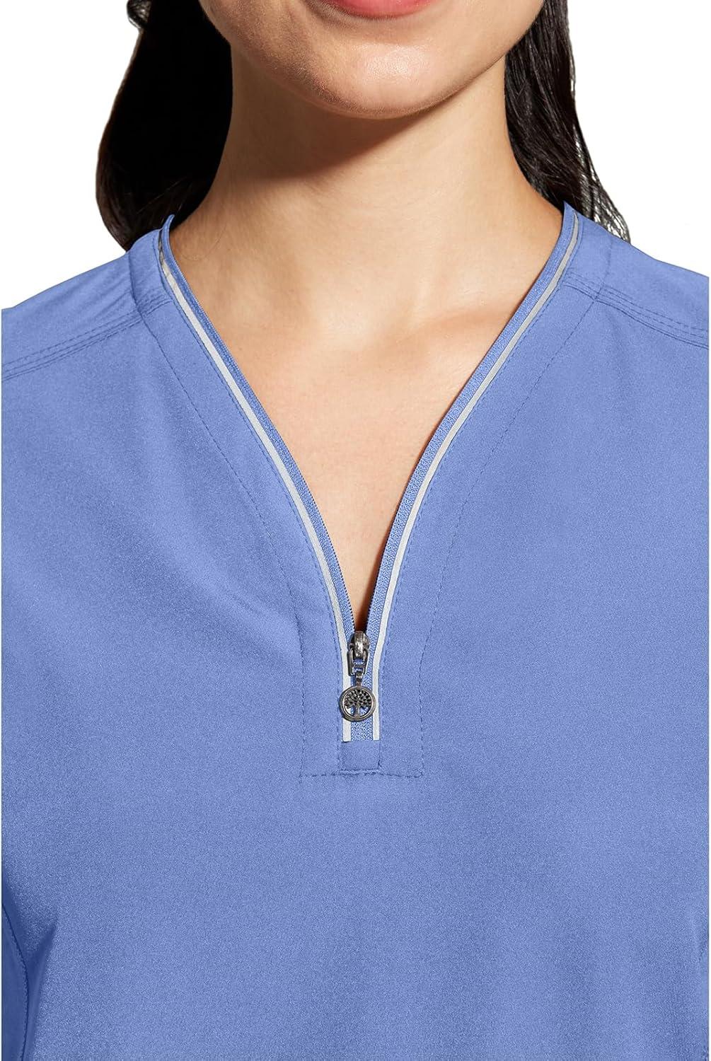 imageHealing Hands Scrub Top for Women Sonia Top with 3 Pockets Moisture Wicking 360 Stretch amp Recycled Fibers 2274Ceil