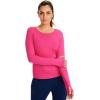 Healing Hands Mackenzie Women’s Underscrub, Long Sleeve Tee with Thumbholes, Modern Fit Undershirt- 5051(Carnation Pink – 3 Pack)