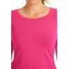 Healing Hands Mackenzie Women’s Underscrub, Long Sleeve Tee with Thumbholes, Modern Fit Undershirt- 5051(Carnation Pink – 3 Pack)