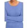 Healing Hands Mackenzie Women’s Underscrub, Long Sleeve Tee with Thumbholes, Modern Fit Undershirt- 5051(Ciel – 3 Pack)