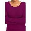 Healing Hands Mackenzie Women’s Underscrub, Long Sleeve Tee with Thumbholes, Modern Fit Undershirt- 5051(Wine – 3 Pack)