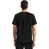 Healing Hands Men’s Medical Scrub Top Spencer with 1 Pocket, Moisture Wicking, 360° Stretch & Recycled Fibers – 2381(Black)